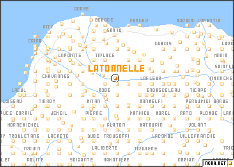 map of La Tonnelle