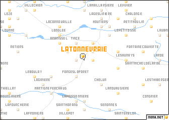 map of La Tonnevraie