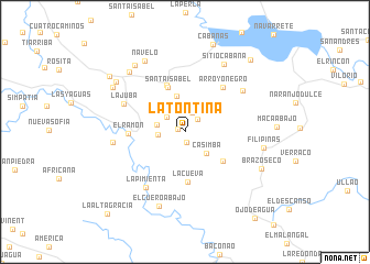 map of La Tontina