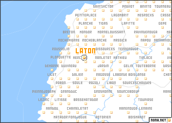 map of Laton