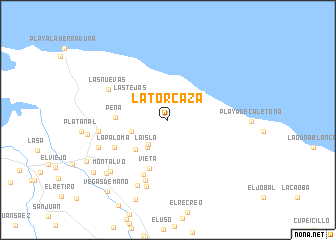 map of La Torcaza