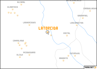 map of La Torcida