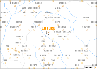 map of Latoro