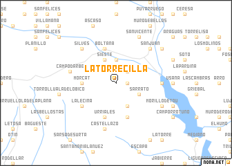 map of Latorrecilla