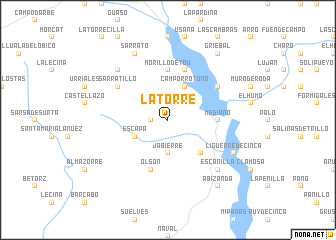 map of Latorre