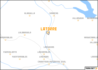 map of La Torre