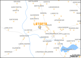 map of La Torta