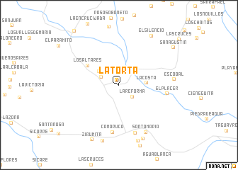 map of La Torta