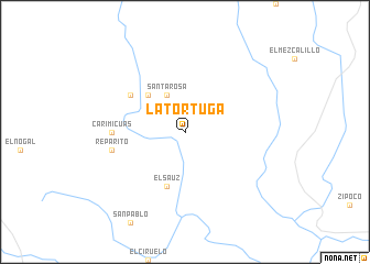 map of La Tortuga