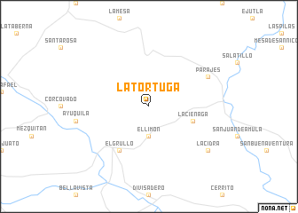 map of La Tortuga