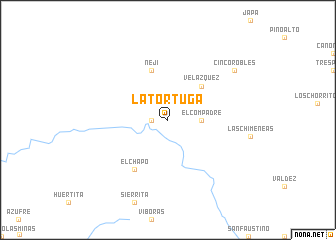 map of La Tortuga