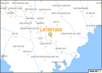 map of La Tortuga