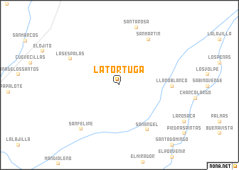 map of La Tortuga