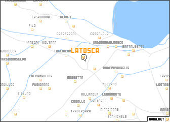 map of La Tosca