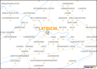 map of La Touche