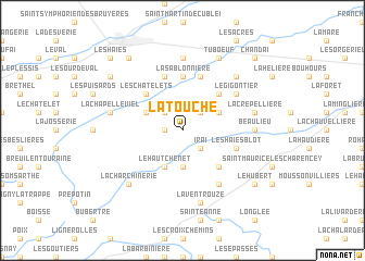 map of La Touche