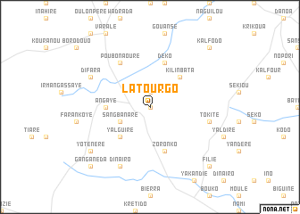 map of Latourgo