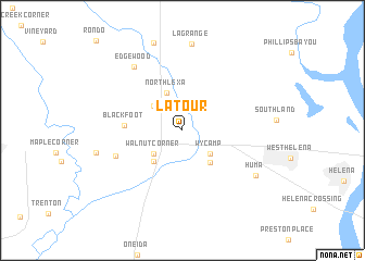 map of Latour