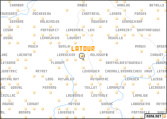 map of Latour