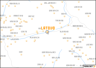 map of Latovo