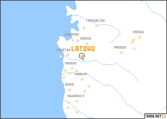 map of Latowu