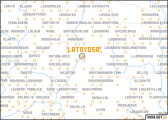 map of La Toyosa