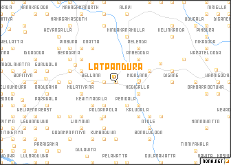 map of Latpandura