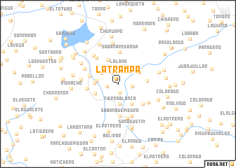 map of La Trampa