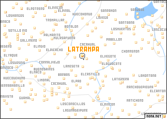 map of La Trampa