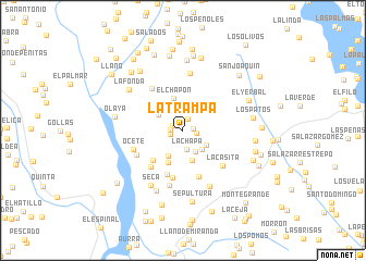 map of La Trampa