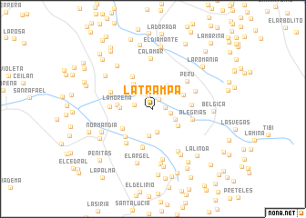 map of La Trampa