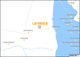 map of La Tranca