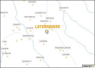 map of La Tranquera