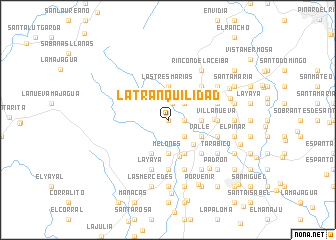 map of La Tranquilidad