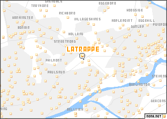 map of La Trappe