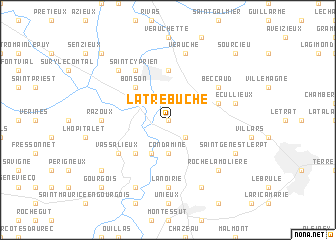 map of La Trébuche
