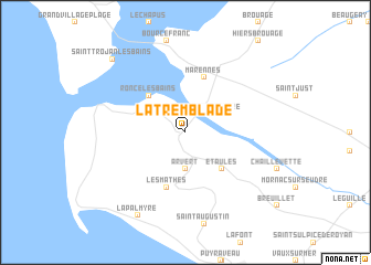 map of La Tremblade