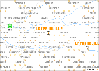 map of La Trémouille