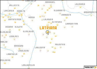 map of La Triana