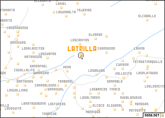 map of La Trilla