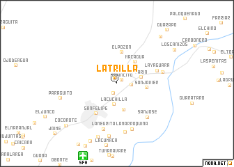 map of La Trilla