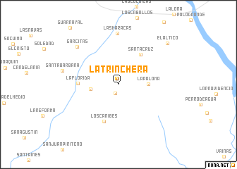 map of La Trinchera