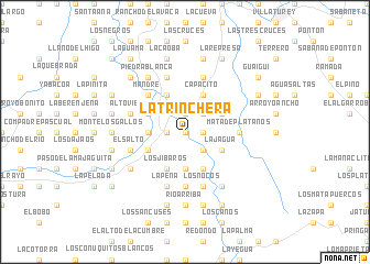 map of La Trinchera