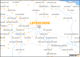 map of La Trinchera