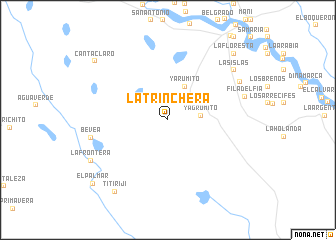 map of La Trinchera