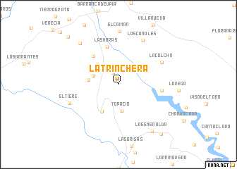 map of La Trinchera