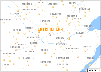 map of La Trinchera