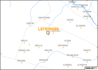 map of La Trinidad