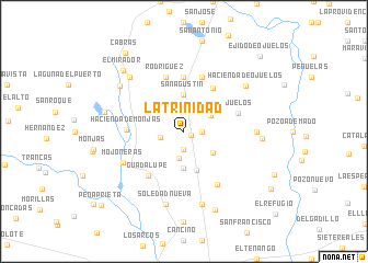 map of La Trinidad
