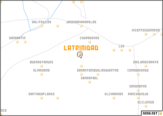 map of La Trinidad